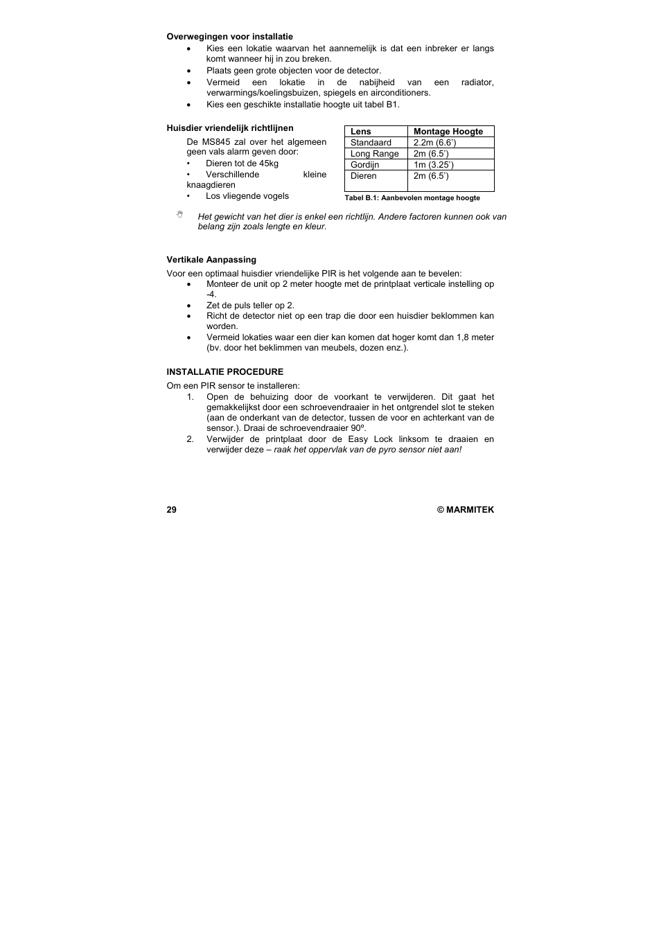 Marmitek MS845 User Manual | Page 30 / 36