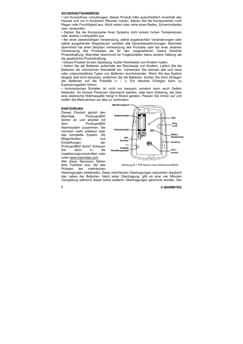 Marmitek MS845 User Manual | Page 8 / 36