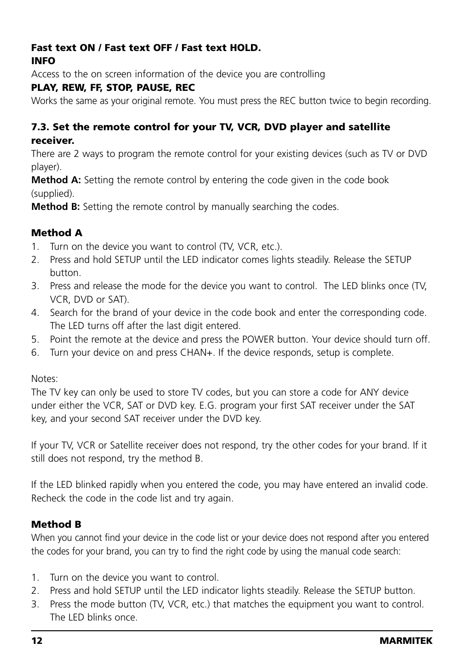 Marmitek 20041 User Manual | Page 12 / 68