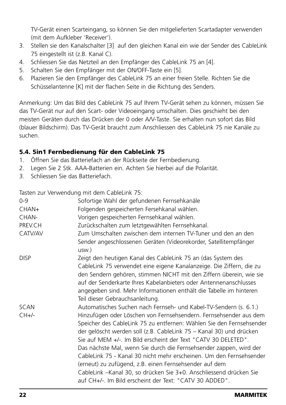 Marmitek 20041 User Manual | Page 22 / 68