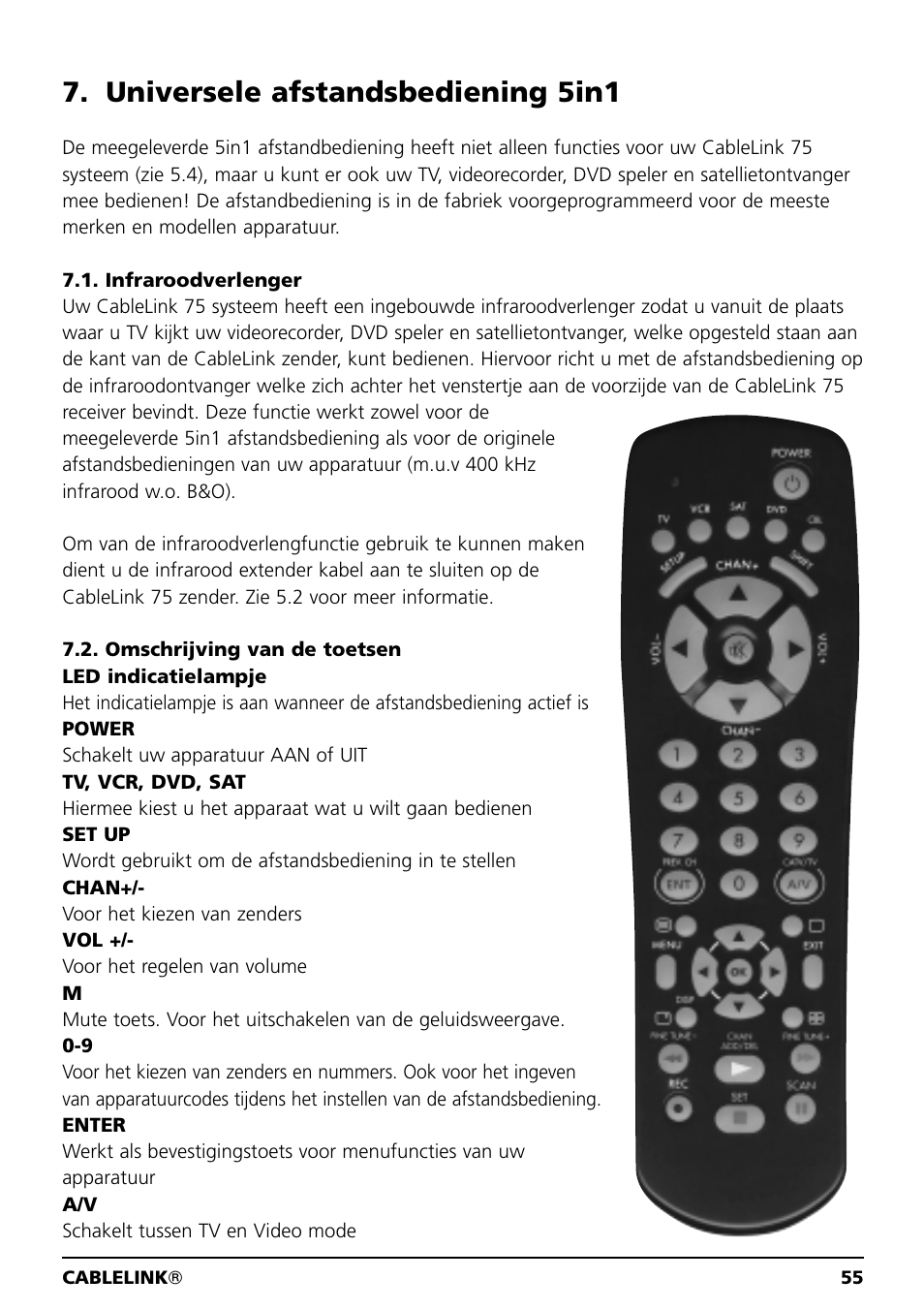 Universele afstandsbediening 5in1 | Marmitek 20041 User Manual | Page 55 / 68