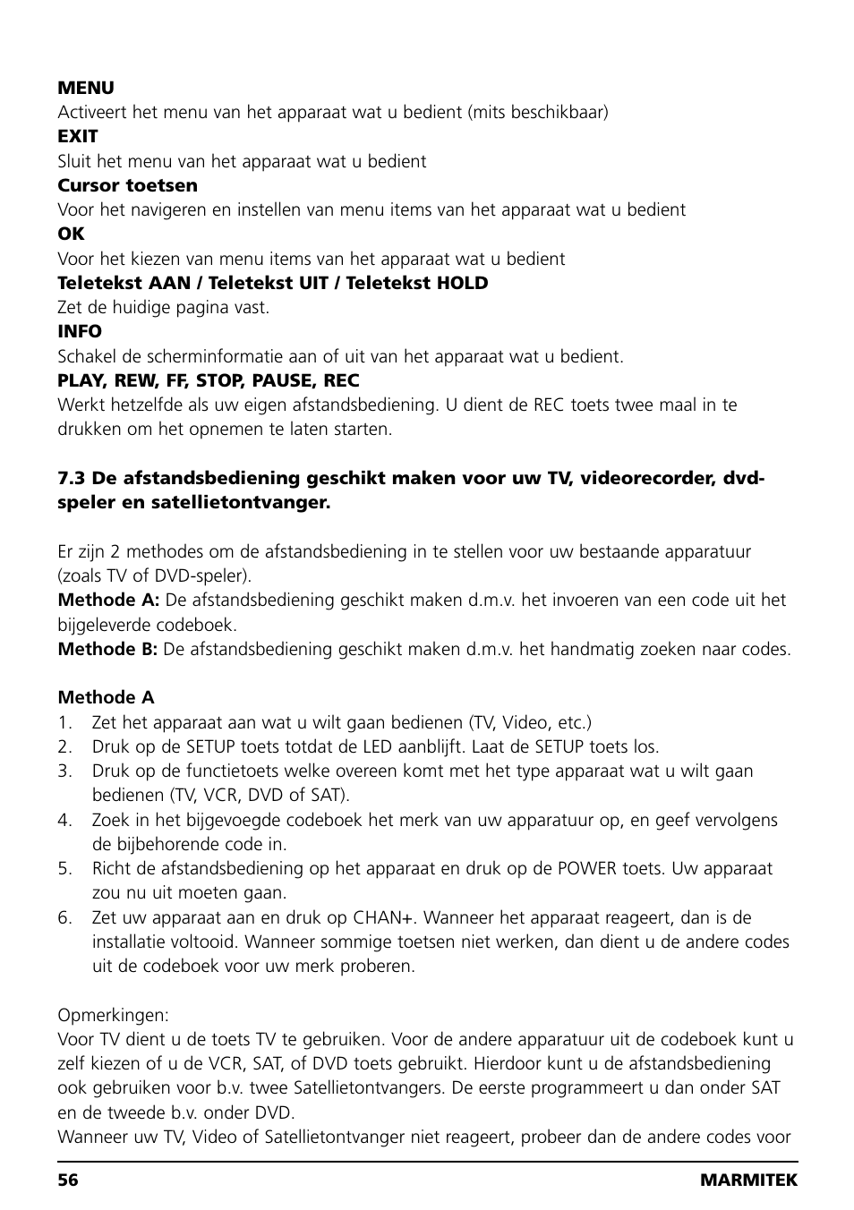 Marmitek 20041 User Manual | Page 56 / 68