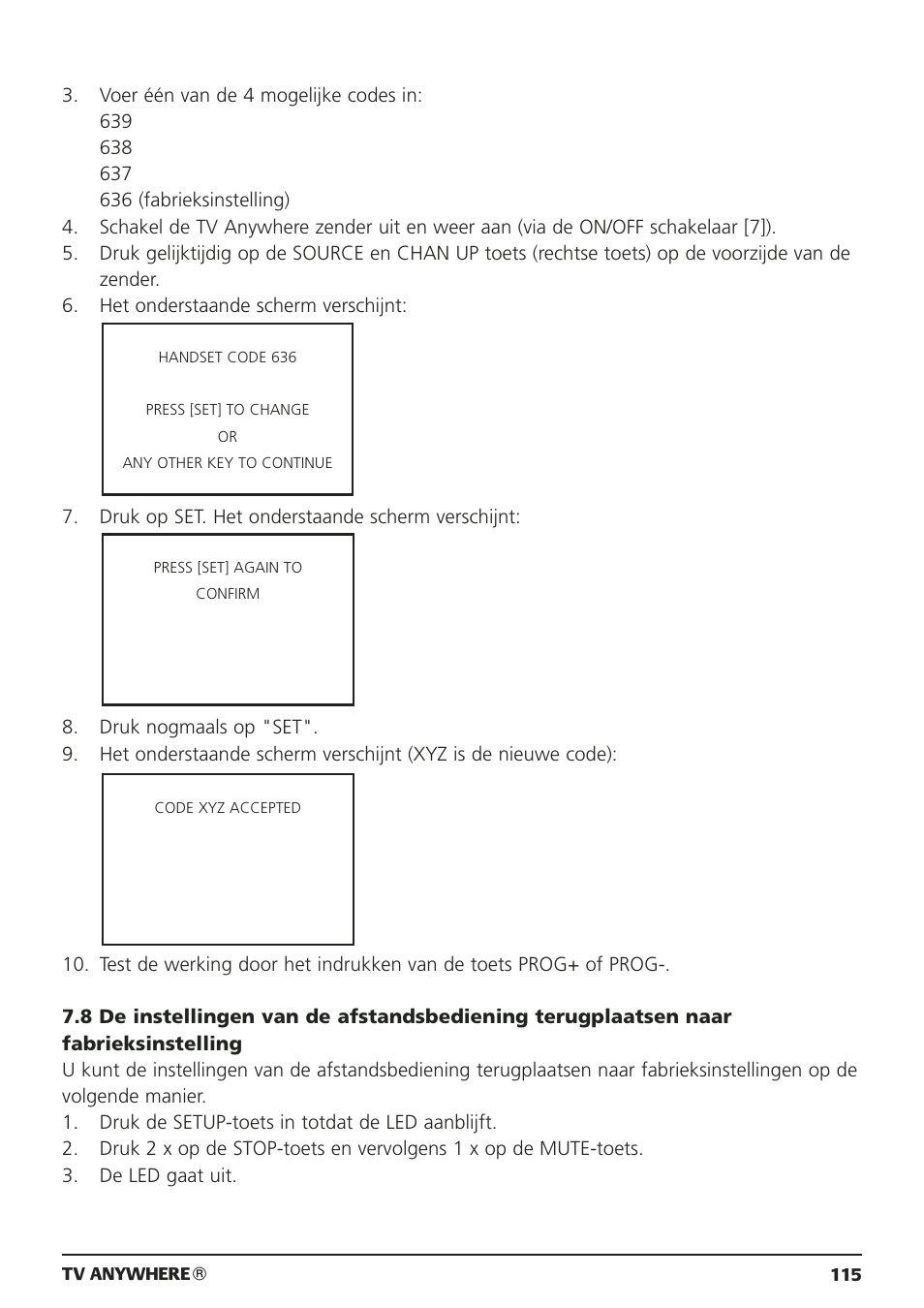 Marmitek 20095 User Manual | Page 115 / 120