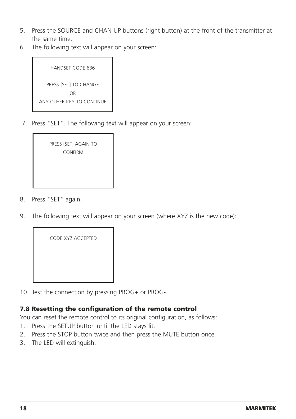 Marmitek 20095 User Manual | Page 18 / 120