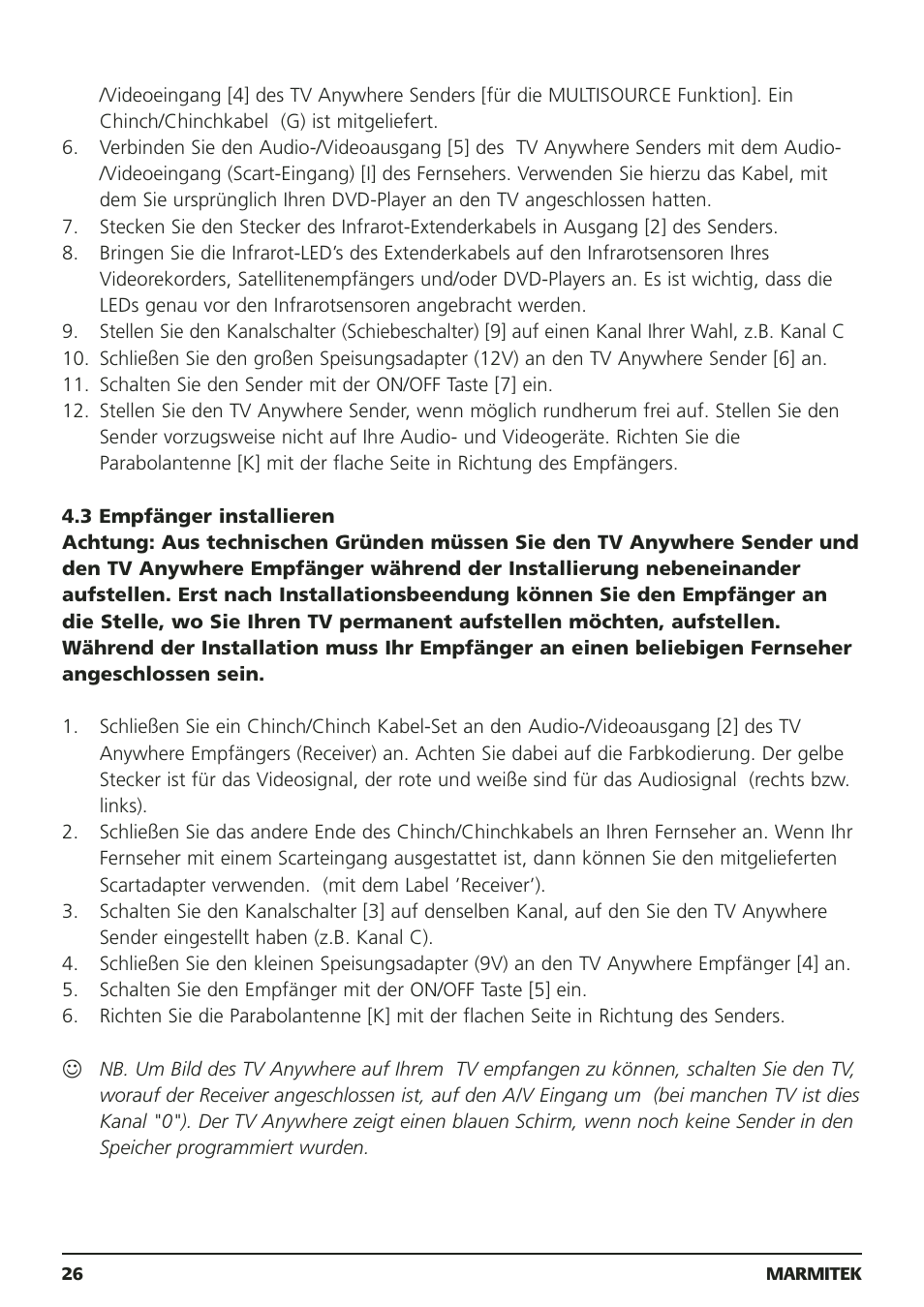 Marmitek 20095 User Manual | Page 26 / 120