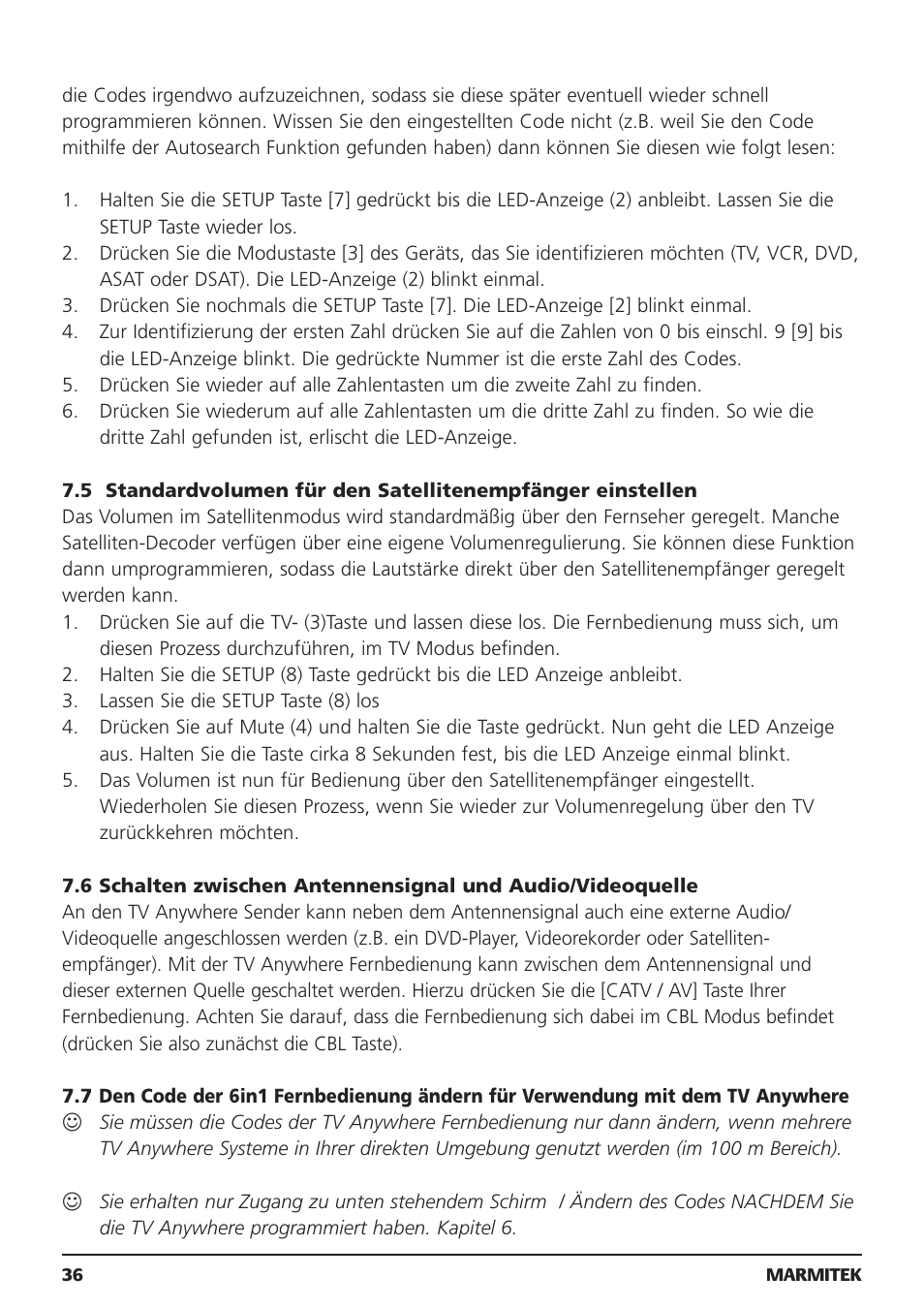 Marmitek 20095 User Manual | Page 36 / 120