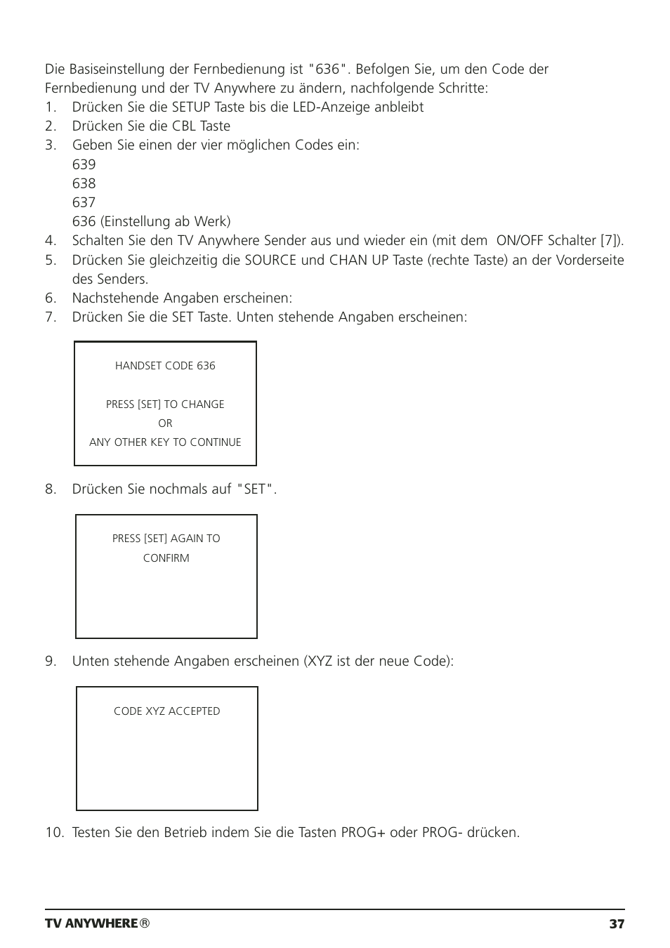 Marmitek 20095 User Manual | Page 37 / 120