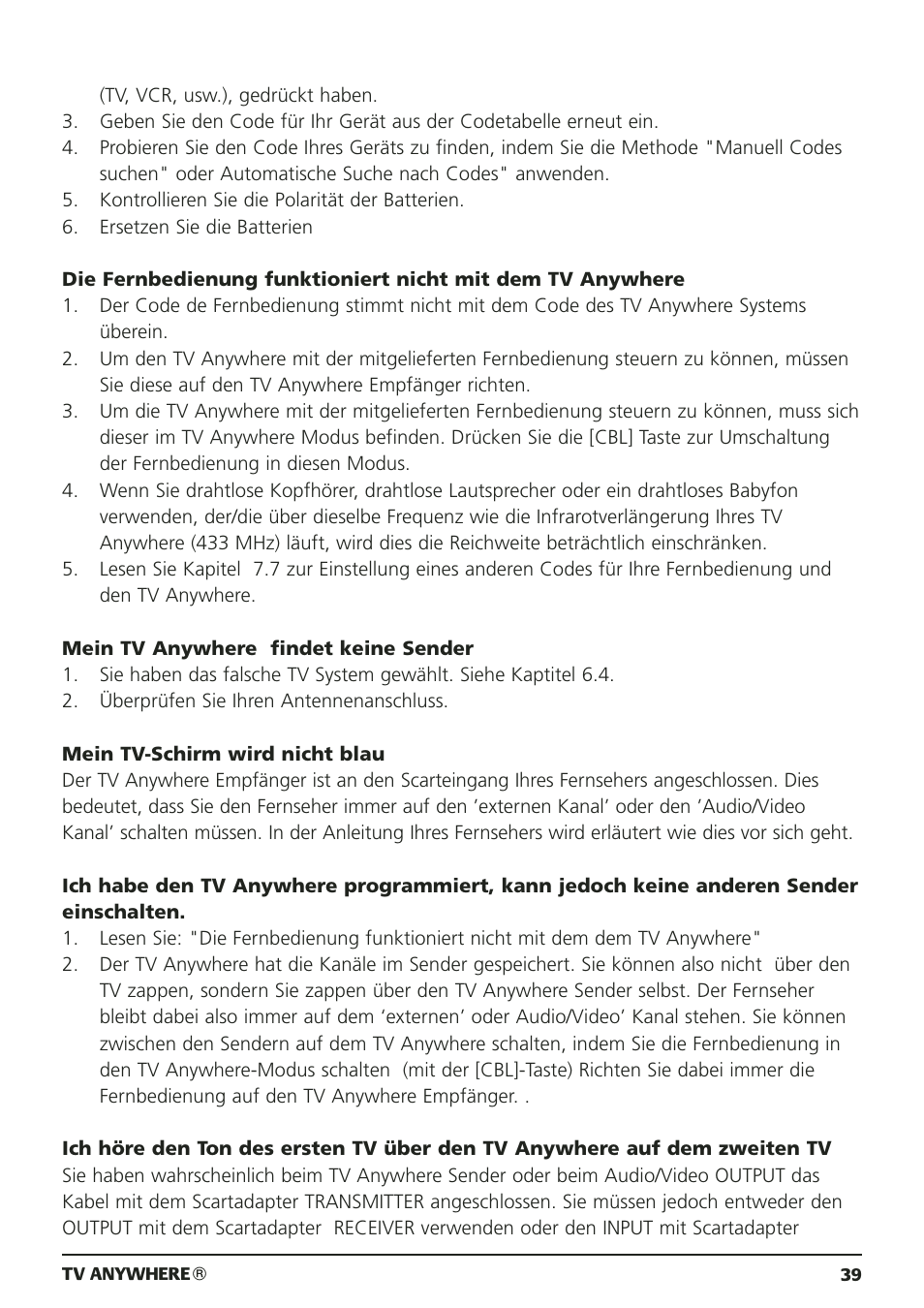 Marmitek 20095 User Manual | Page 39 / 120