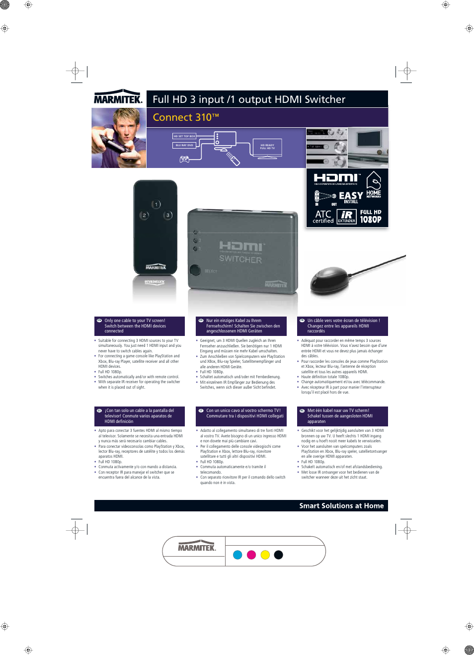 Marmitek Connect 310 User Manual | 2 pages