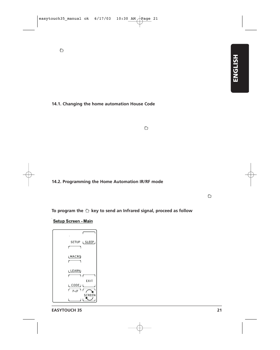 Easytouch 21.pdf, English | Marmitek EasyTouch35 User Manual | Page 21 / 25