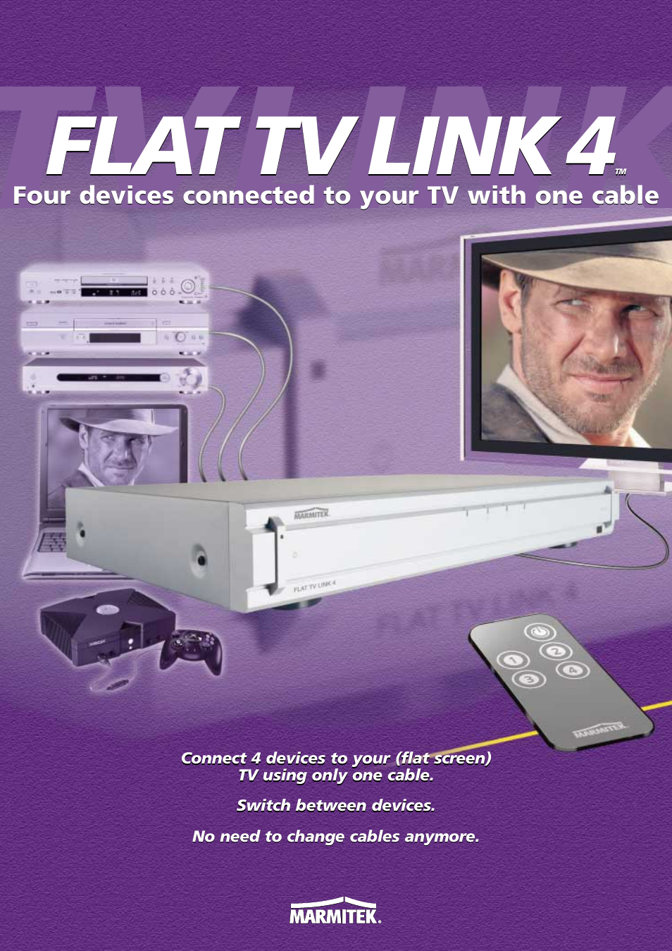 Marmitek LINK 4 Flat TV User Manual | 2 pages