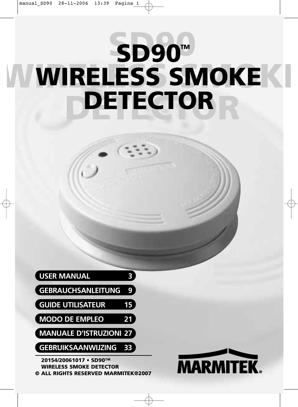 Marmitek SD90 User Manual | 40 pages