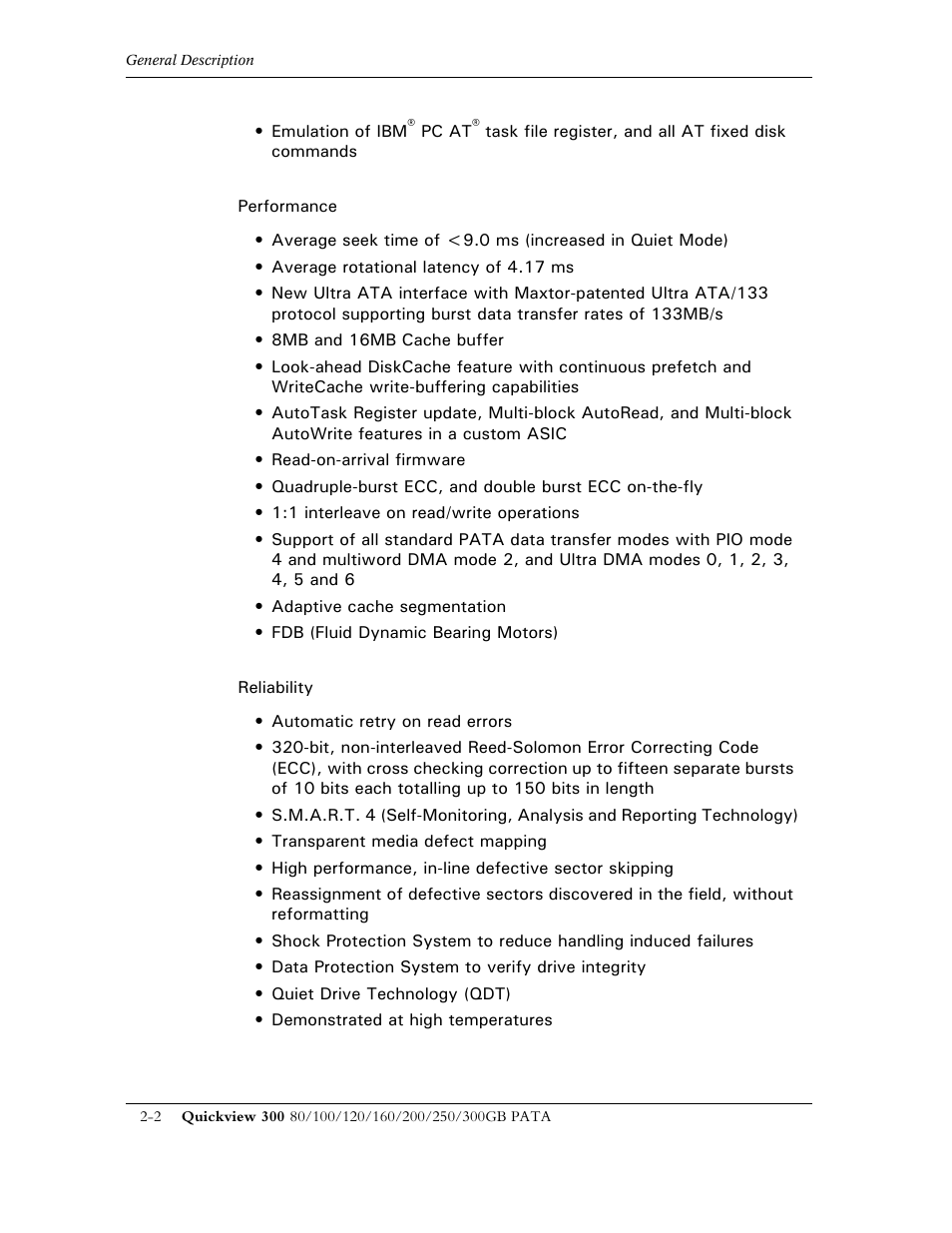 Maxtor QUICKVIEW 300 User Manual | Page 15 / 73