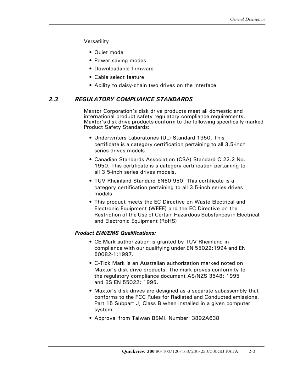 Maxtor QUICKVIEW 300 User Manual | Page 16 / 73