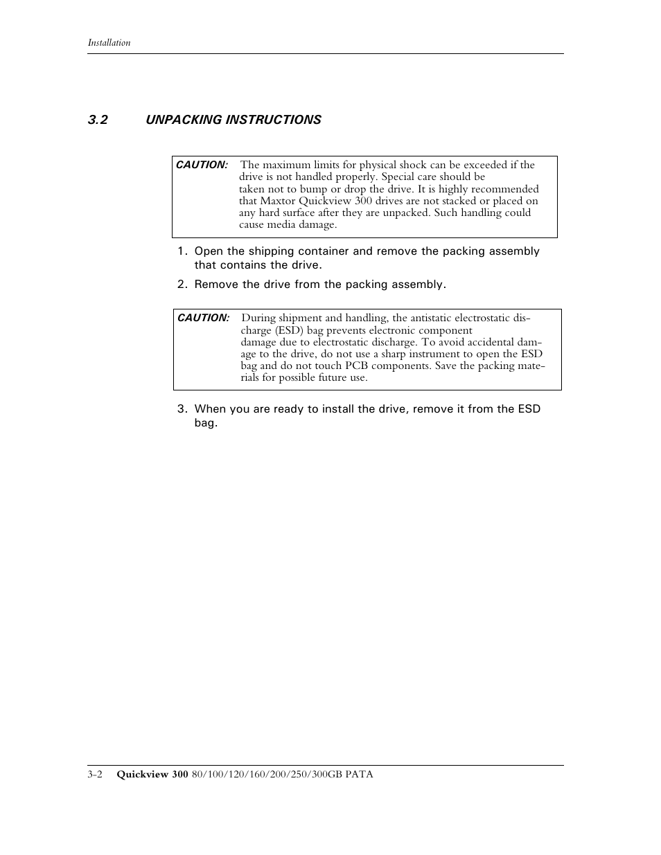 Maxtor QUICKVIEW 300 User Manual | Page 18 / 73