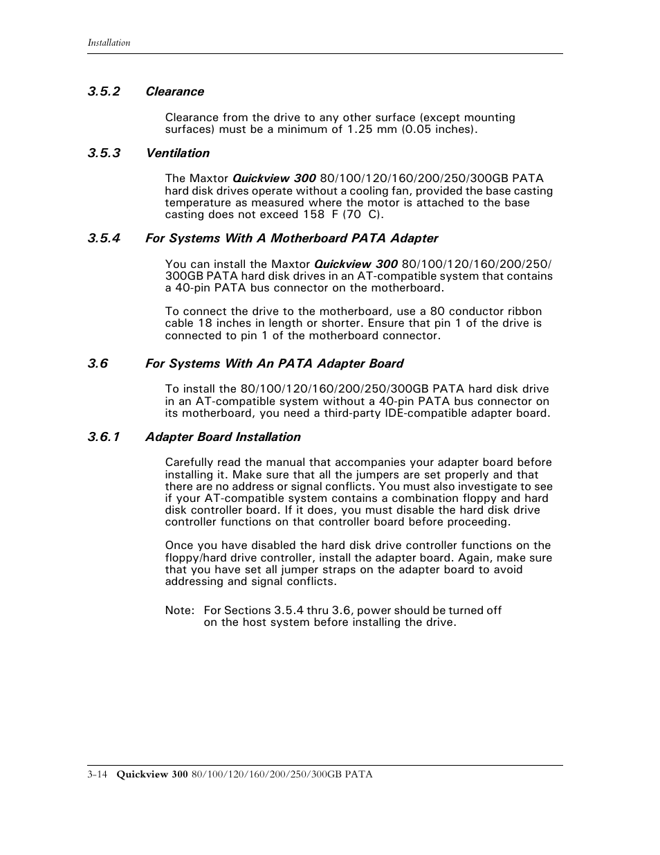 Maxtor QUICKVIEW 300 User Manual | Page 30 / 73