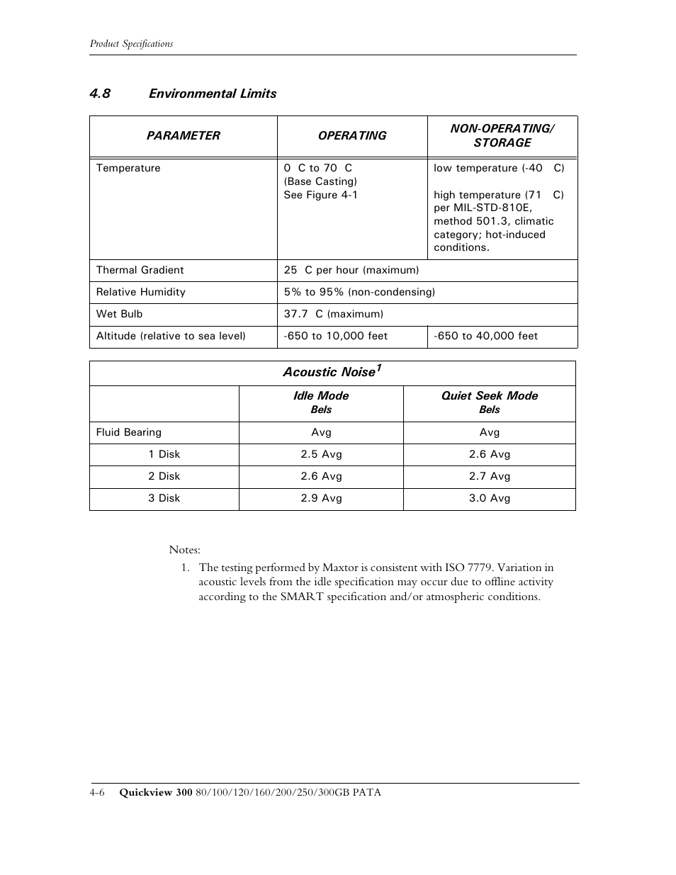 Maxtor QUICKVIEW 300 User Manual | Page 38 / 73