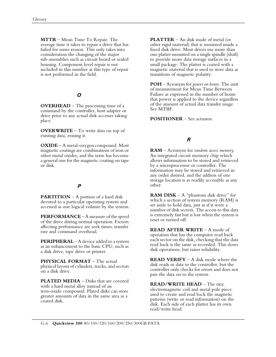 Maxtor QUICKVIEW 300 User Manual | Page 70 / 73