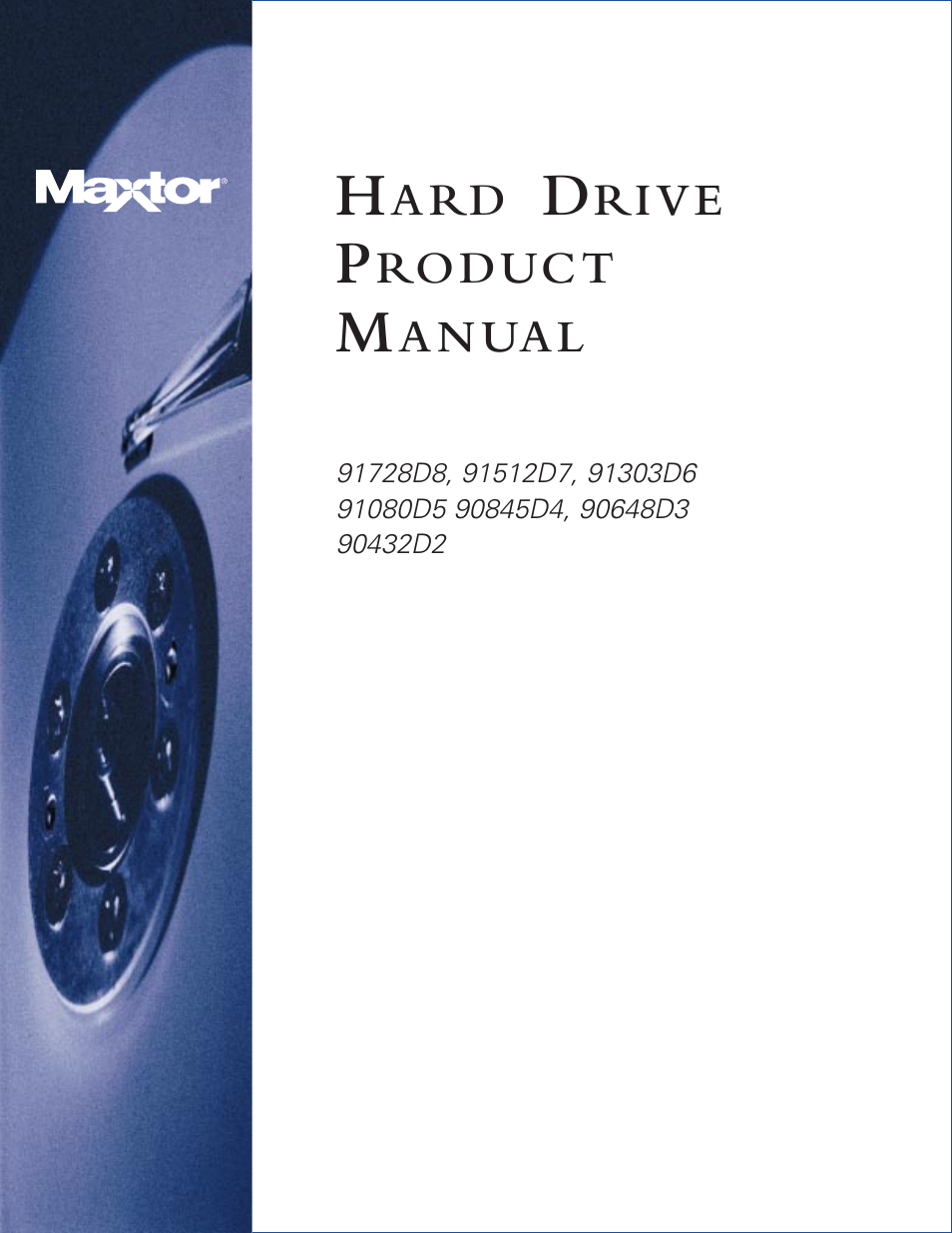 Maxtor 4320 User Manual | 71 pages