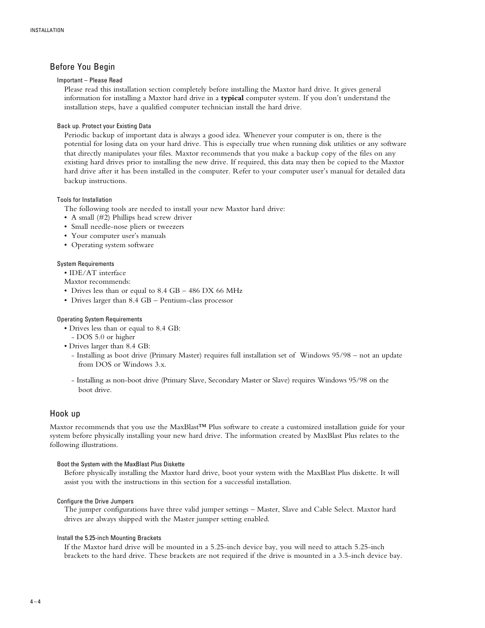 Maxtor DIAMONDMAX 91536H2 User Manual | Page 23 / 63
