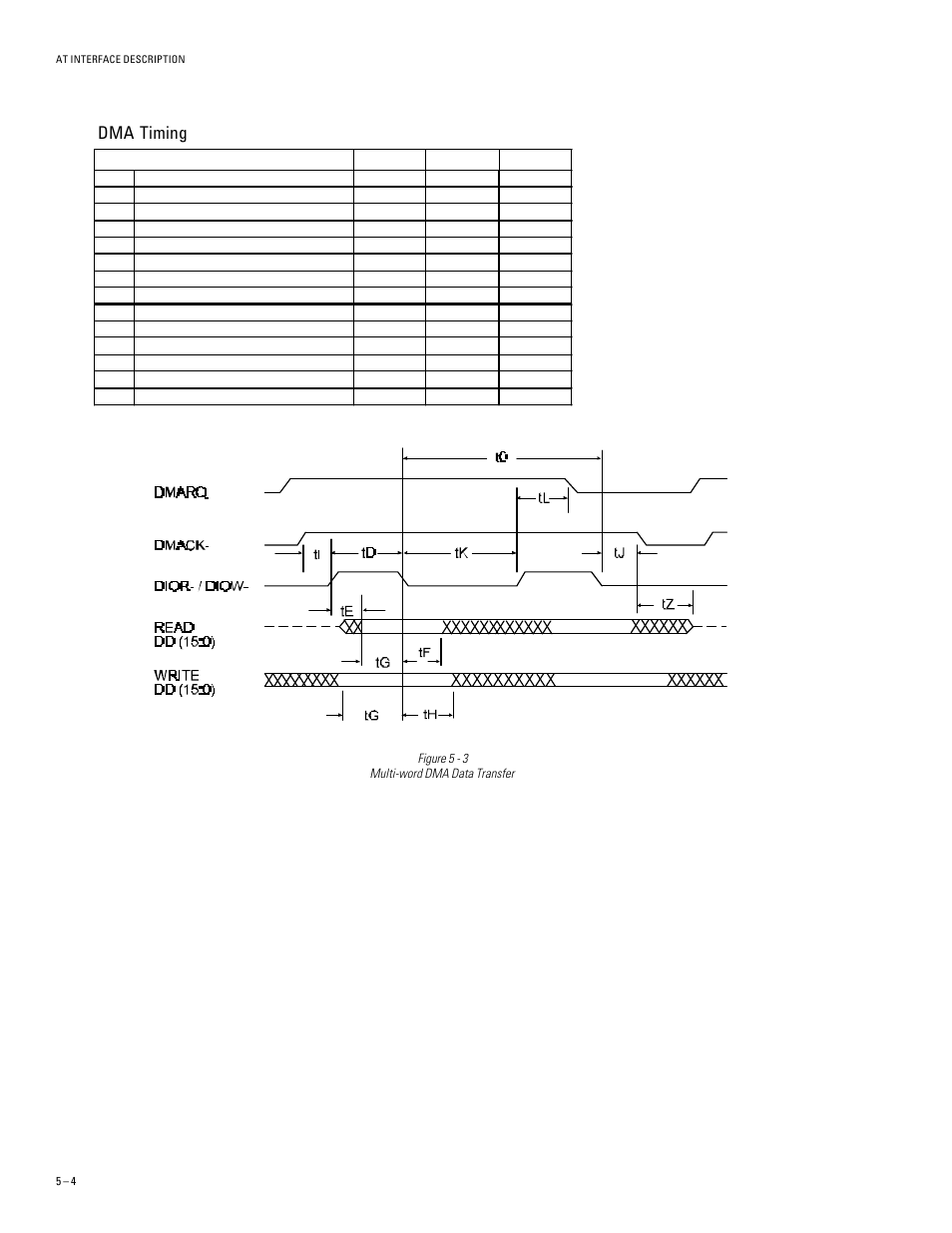 Dma timing | Maxtor DIAMONDMAX 91536H2 User Manual | Page 28 / 63
