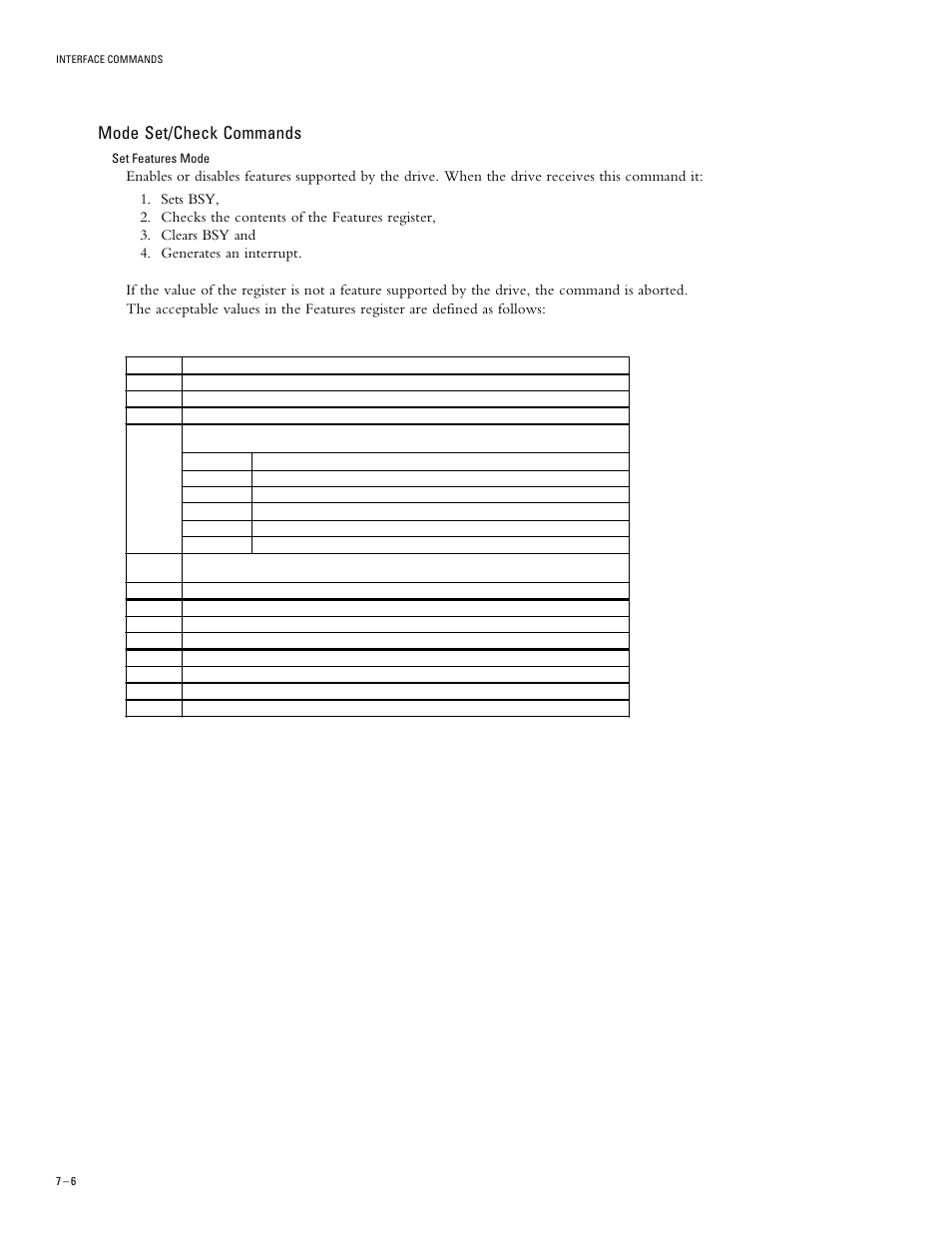 Mode set/check commands | Maxtor DIAMONDMAX 91536H2 User Manual | Page 46 / 63