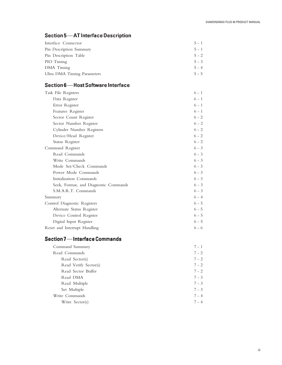 Maxtor DIAMONDMAX PLUS 40 54098U8 User Manual | Page 5 / 62
