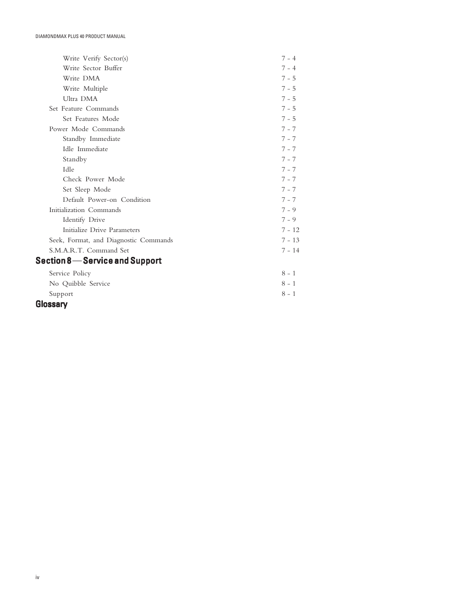 Maxtor DIAMONDMAX PLUS 40 54098U8 User Manual | Page 6 / 62