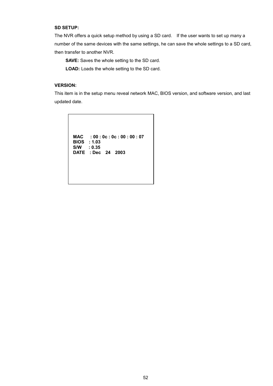 Maxtor NVR-2028 User Manual | Page 54 / 91