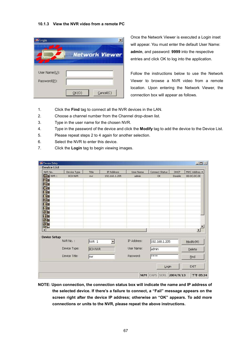 Maxtor NVR-2028 User Manual | Page 69 / 91
