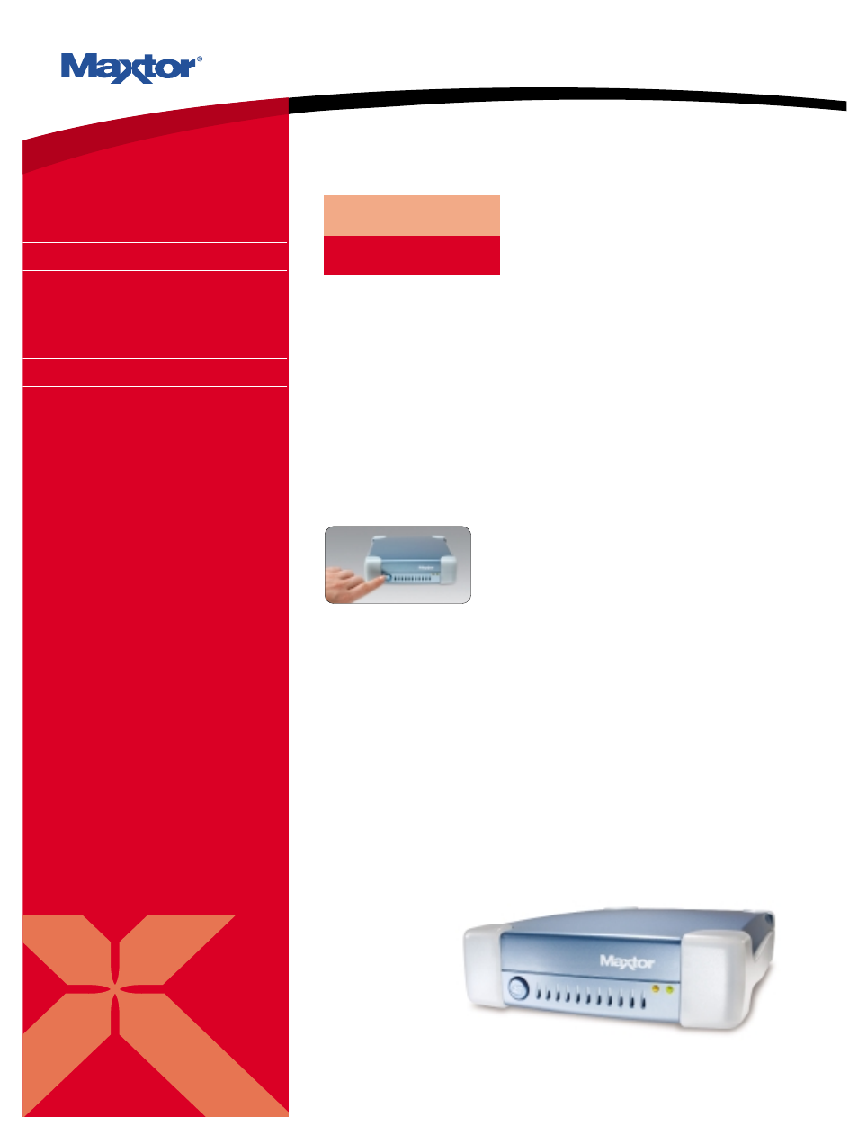 Maxtor Personal Storage R01J080 User Manual | 2 pages