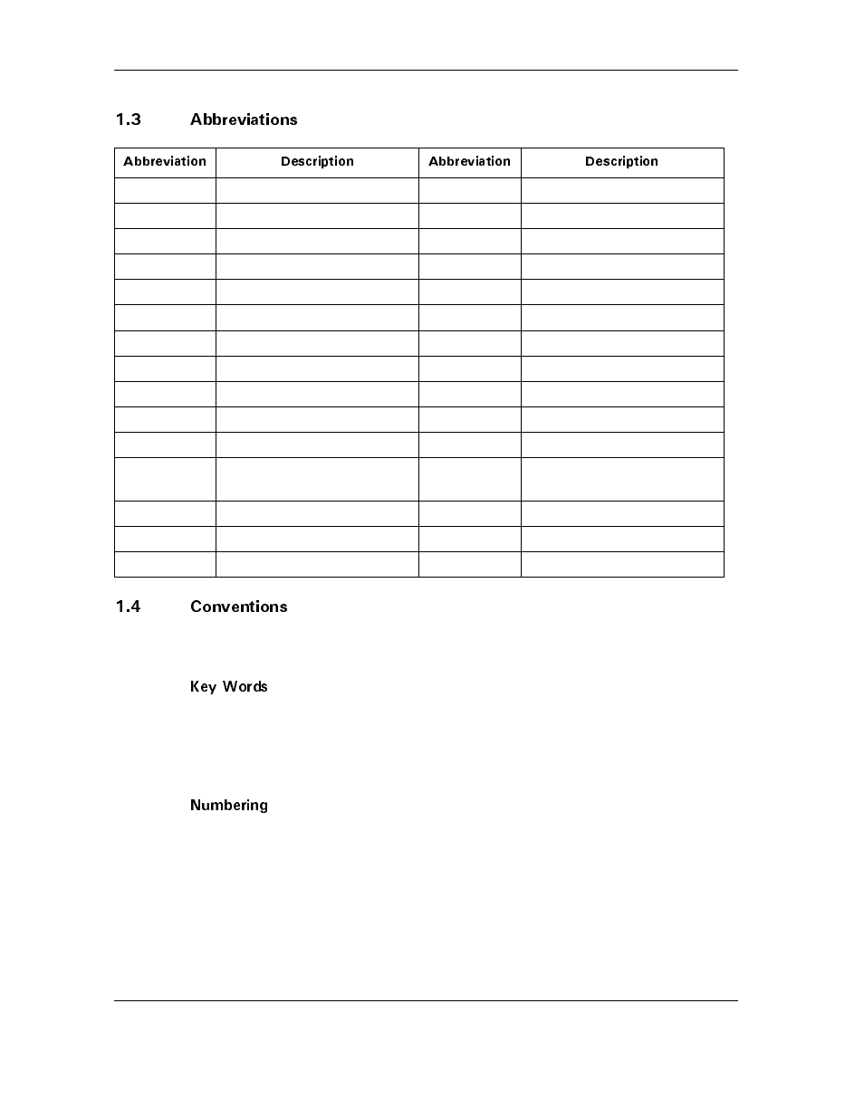 3 abbreviations, 4 conventions, Key words | Numbering, 3 abbreviations -2, 4 conventions -2 | Maxtor D540X-4G User Manual | Page 10 / 56