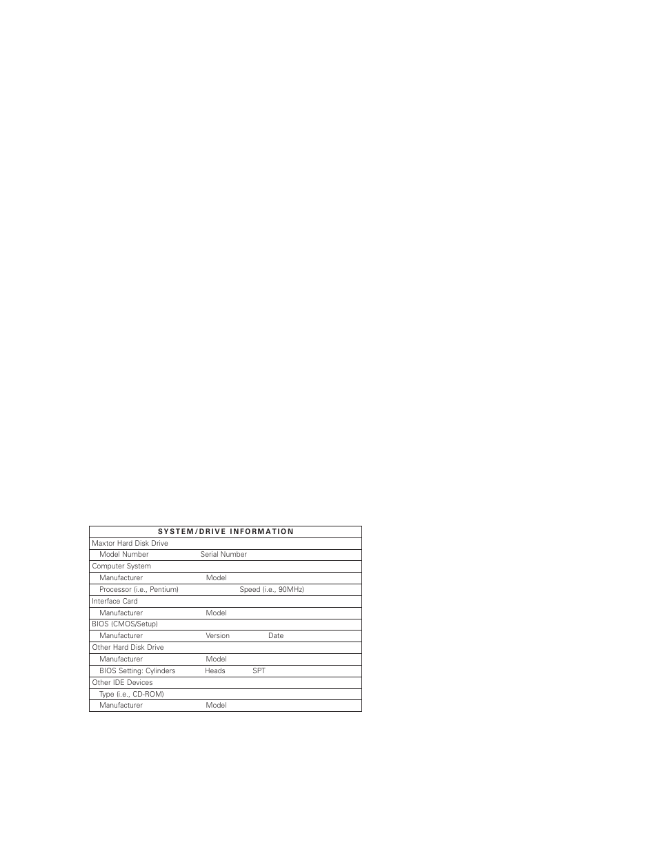 Hard drive preparation | Maxtor DIAMONDMAXTM 2160 User Manual | Page 31 / 63