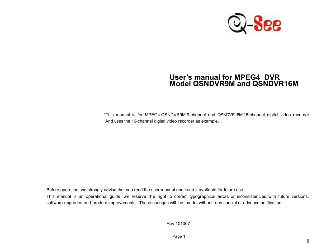Maxtor QSNDVR9M User Manual | 86 pages