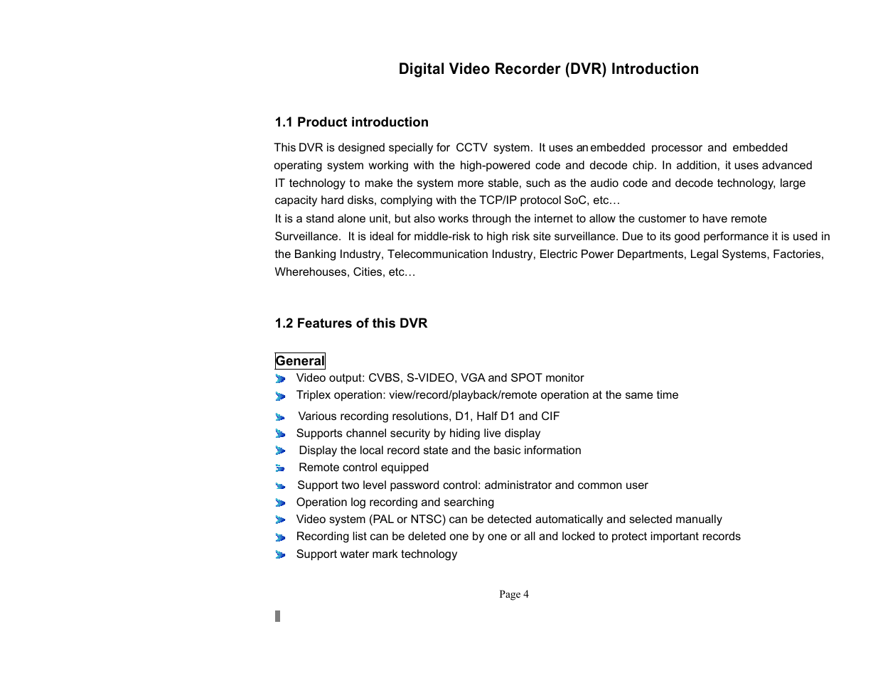 Digital video recorder (dvr) introduction | Maxtor QSNDVR9M User Manual | Page 4 / 86