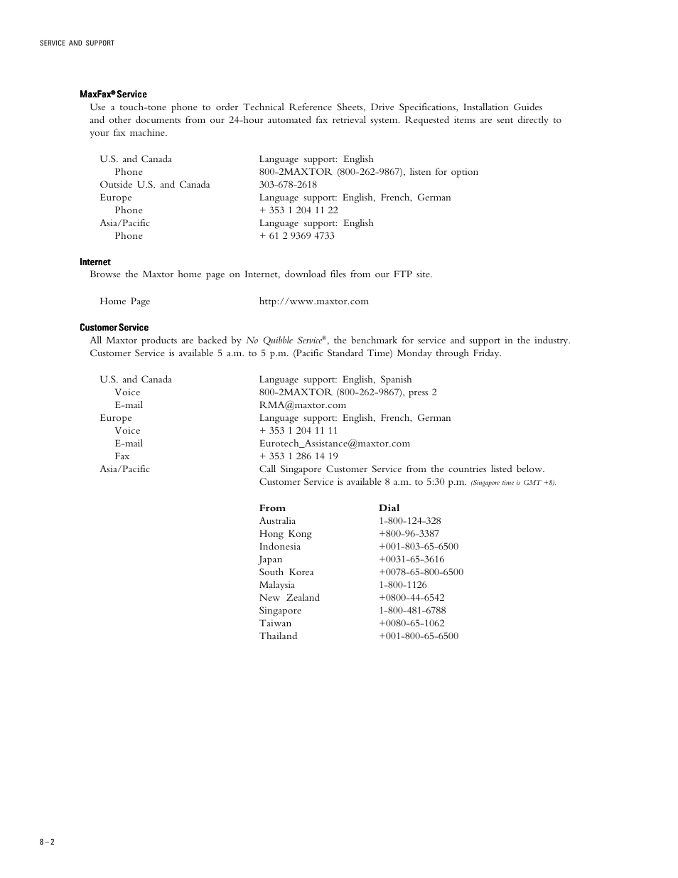 Maxtor 5T040H4 User Manual | Page 58 / 64