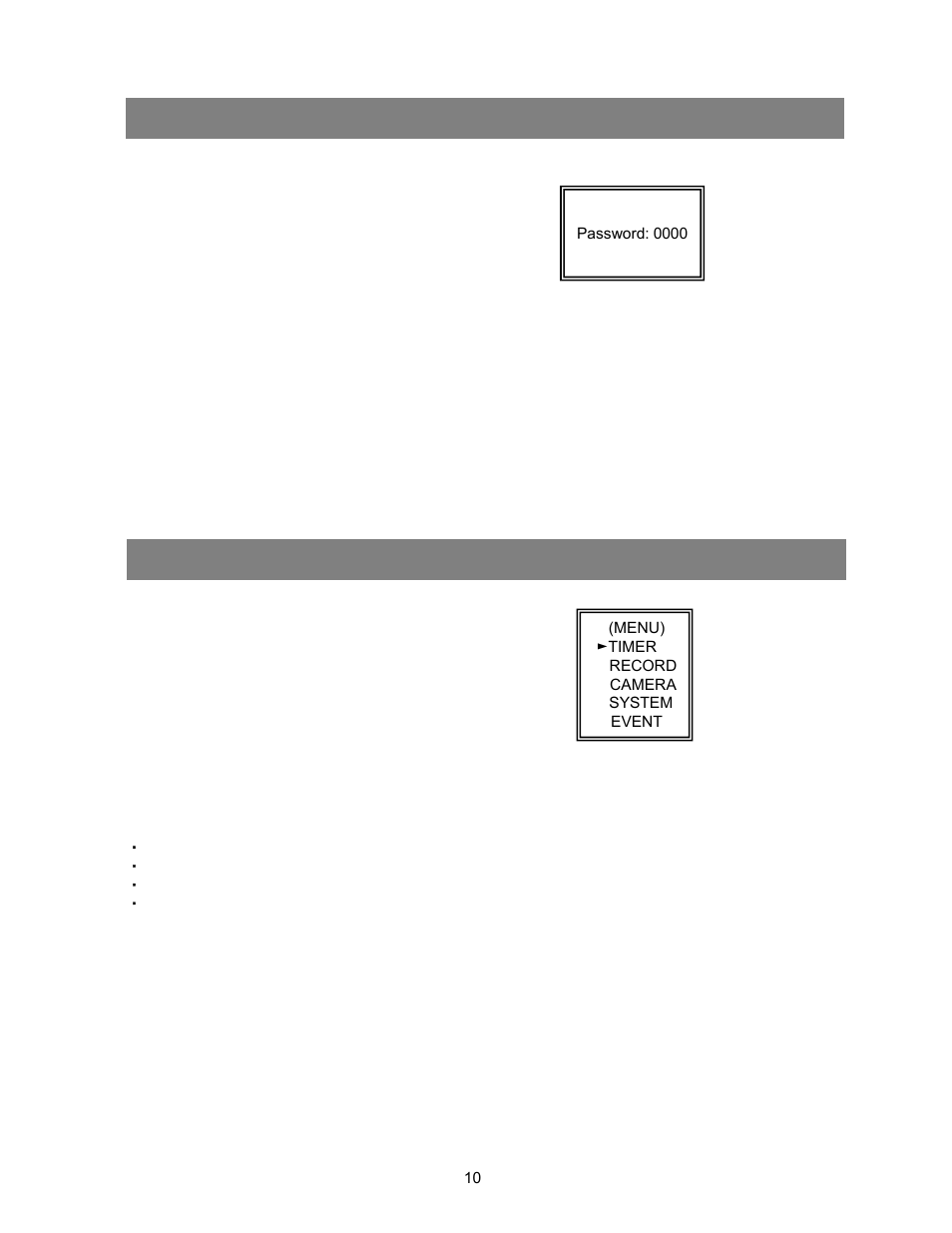 Access menu detailed menu setup, Main menu | Maxtor CDR-04S User Manual | Page 11 / 26