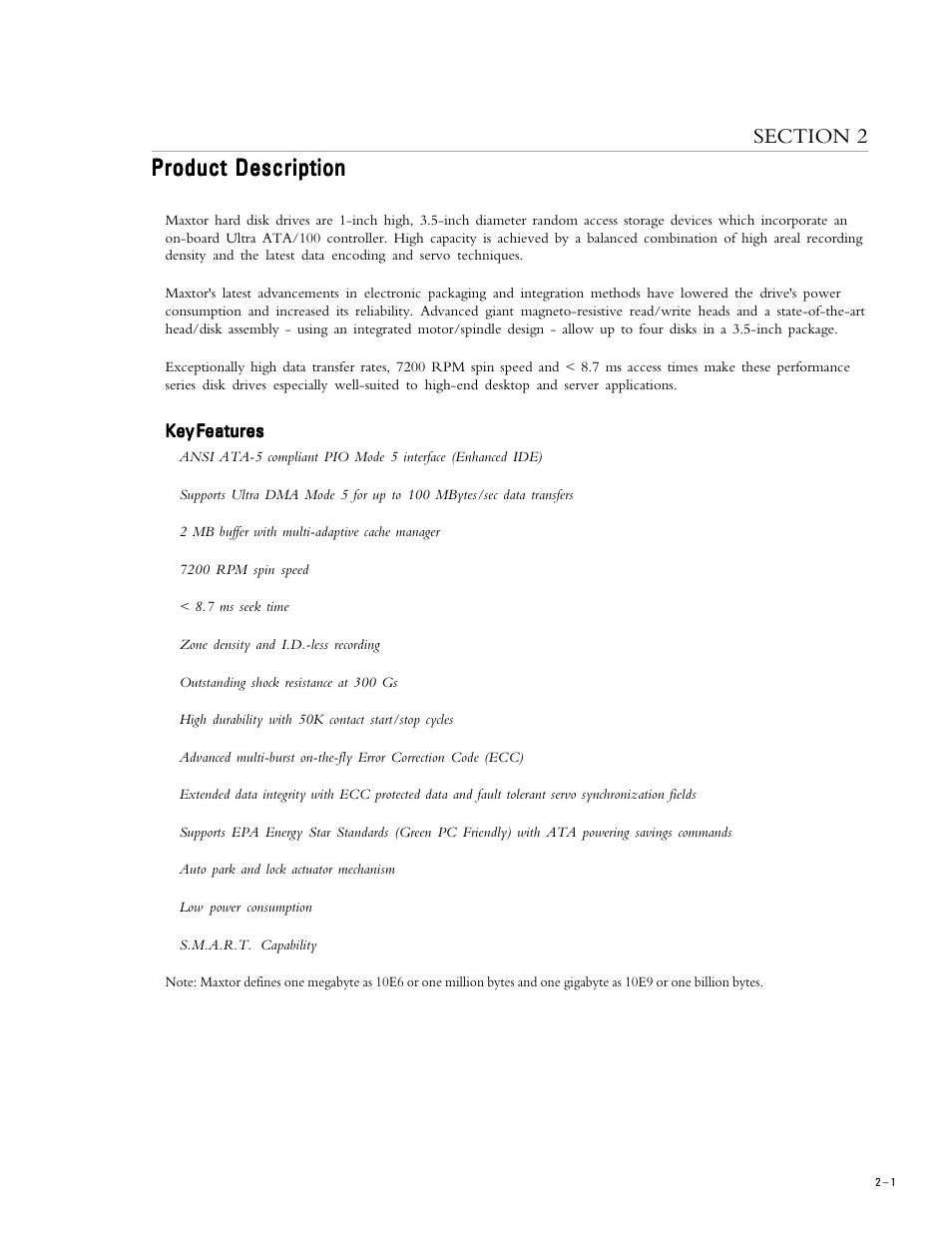 Product | Maxtor 52049H3 User Manual | Page 11 / 64