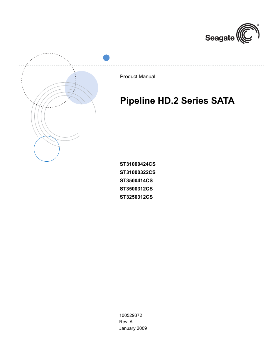 Maxtor Pipeline HD.2 Series SATA ST3500312CS User Manual | 46 pages