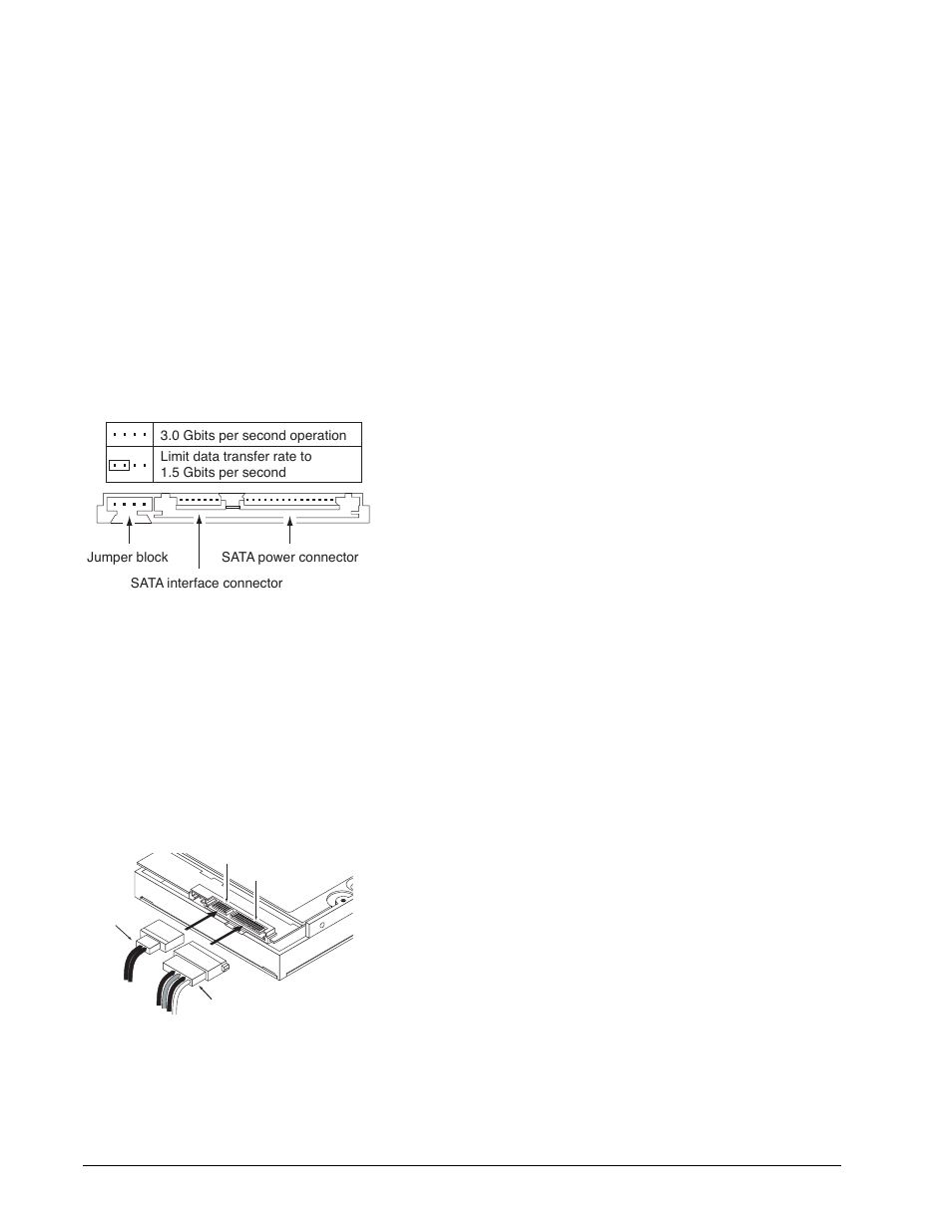 2 configuring the drive, 3 serial ata cables and connectors, Figure 3 | Serial ata connectors and jumper options, Figure 4, Attaching sata cabling | Maxtor DIAMONDMAX 100462887 User Manual | Page 30 / 50