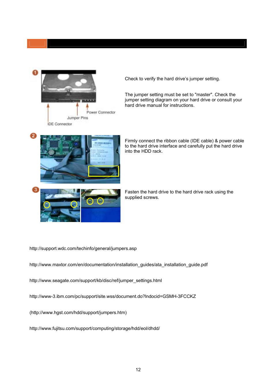 Maxtor 4-Channel DVR (Digital Video Recorder) User Manual | Page 12 / 69