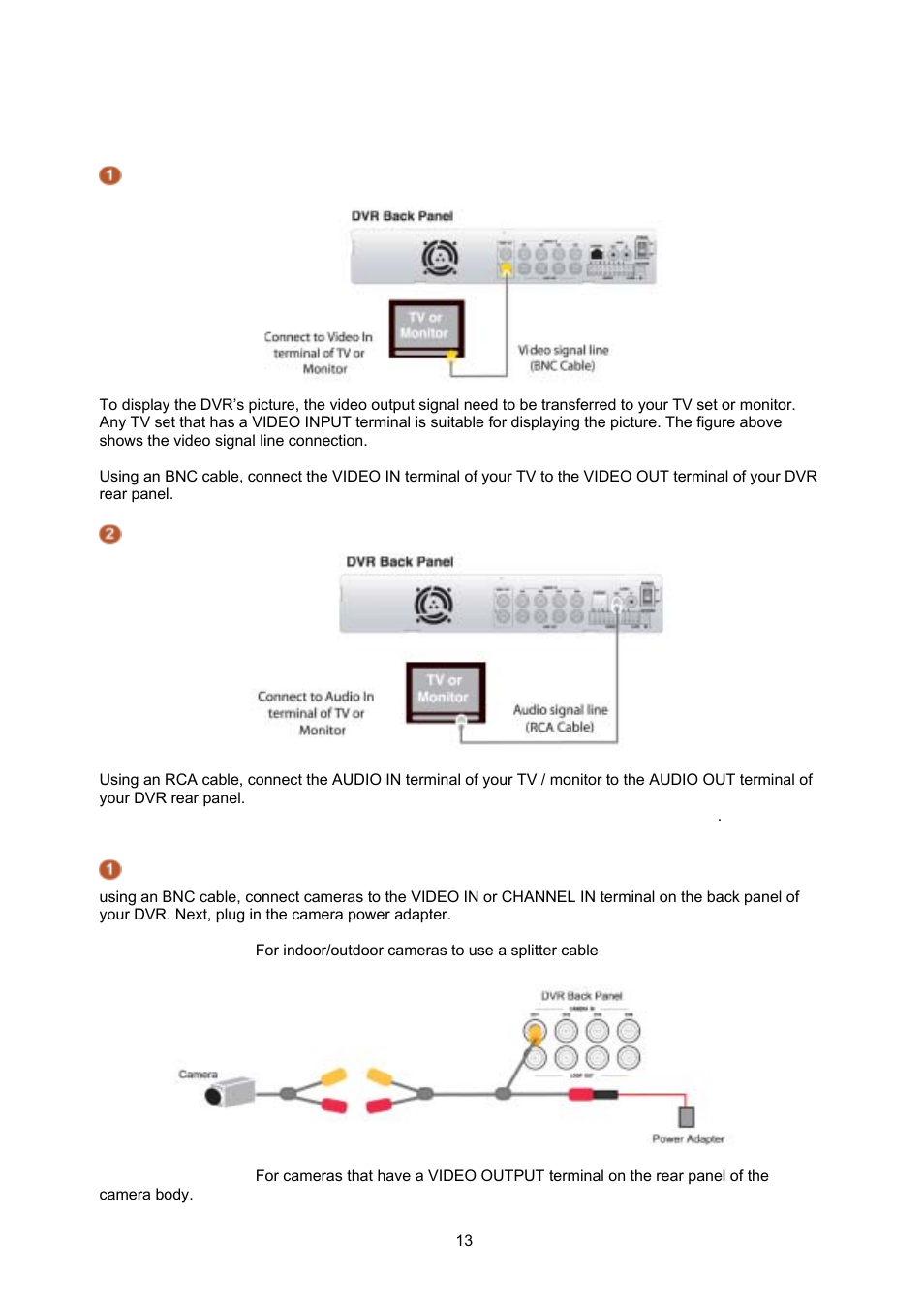 Maxtor 4-Channel DVR (Digital Video Recorder) User Manual | Page 13 / 69