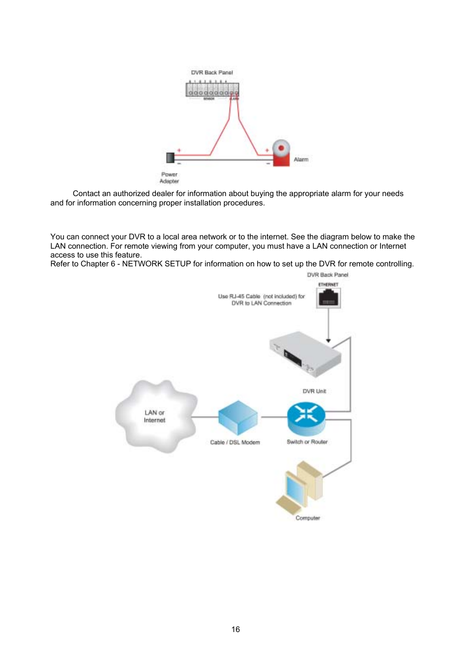 Maxtor 4-Channel DVR (Digital Video Recorder) User Manual | Page 16 / 69