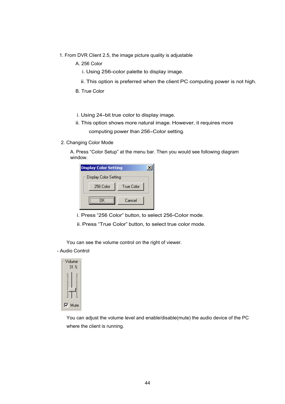 Maxtor 4-Channel DVR (Digital Video Recorder) User Manual | Page 44 / 69
