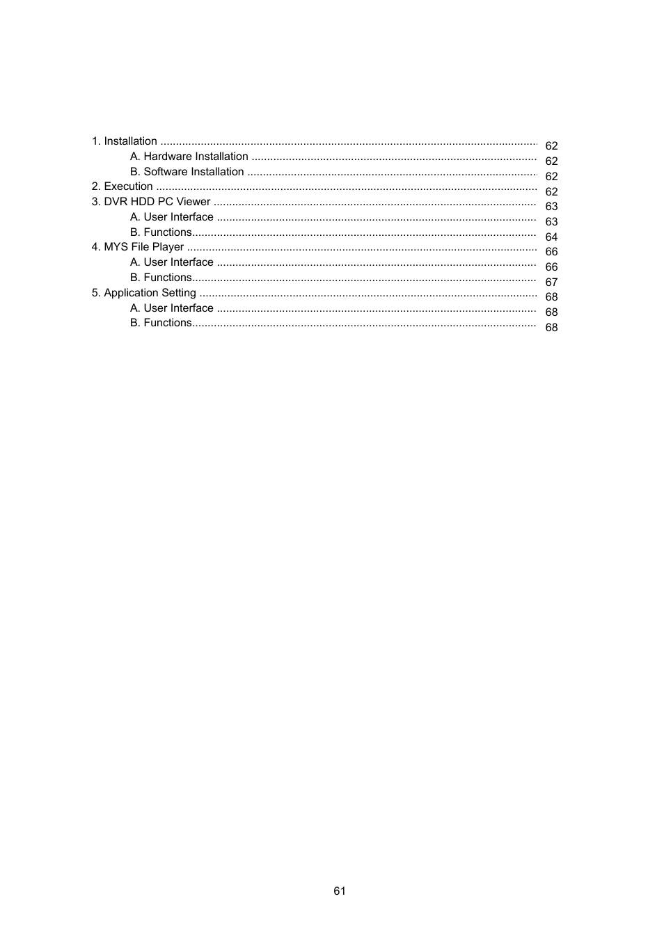 Maxtor 4-Channel DVR (Digital Video Recorder) User Manual | Page 61 / 69