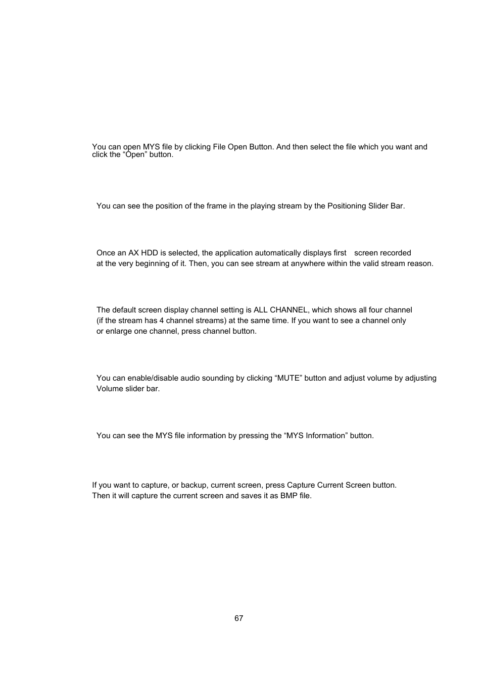 B. functions | Maxtor 4-Channel DVR (Digital Video Recorder) User Manual | Page 67 / 69