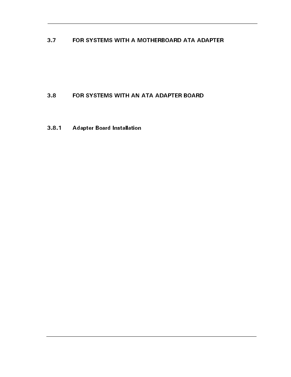 7 for systems with a motherboard ata adapter, 8 for systems with an ata adapter board, 1 adapter board installation | 7 for systems with a motherboard ata adapter -13, 8 for systems with an ata adapter board -13, 1 adapter board installation -13 | Maxtor D540X-4K User Manual | Page 31 / 96