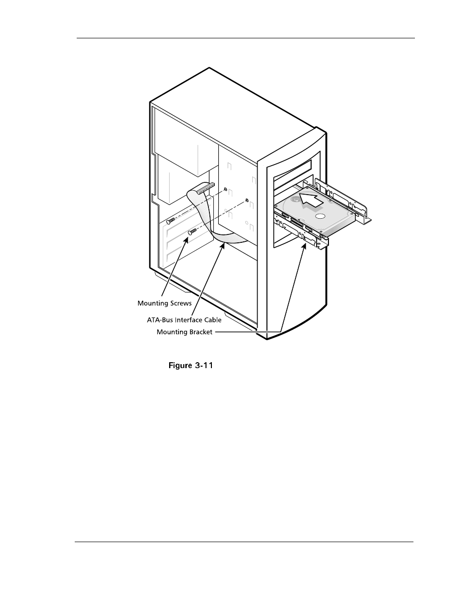 Figure 3-11 completing the drive installation, Figure 3-11 completing the drive installation -15 | Maxtor D540X-4K User Manual | Page 33 / 96