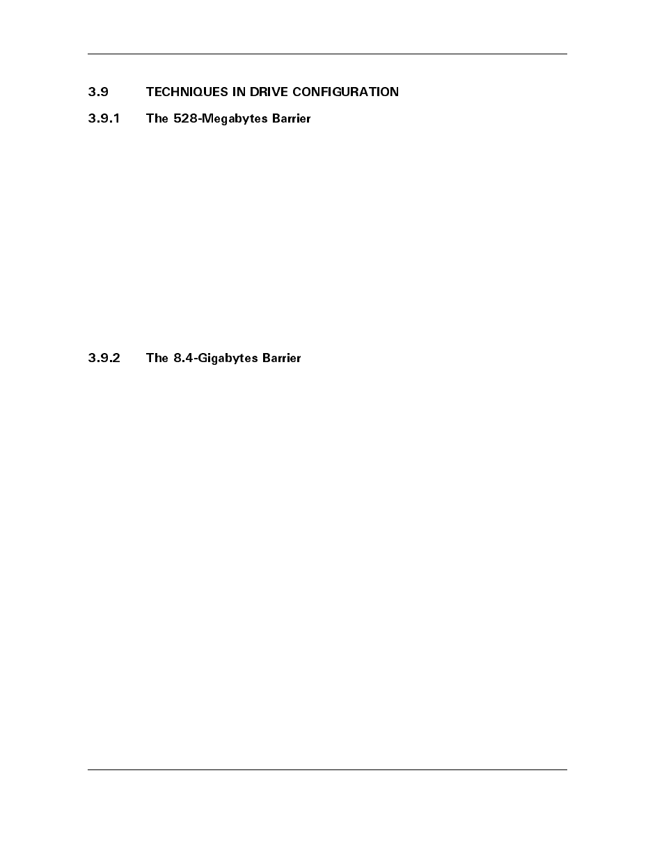 9 techniques in drive configuration, 1 the 528-megabytes barrier, 2 the 8.4-gigabytes barrier | 9 techniques in drive configuration -16 | Maxtor D540X-4K User Manual | Page 34 / 96