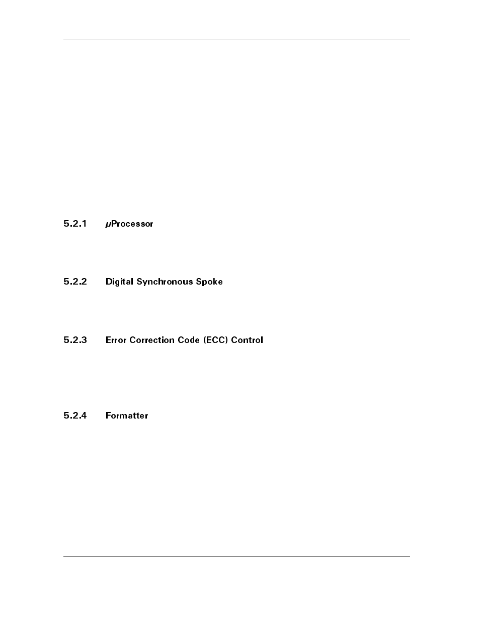 1 µprocessor, 2 digital synchronous spoke, 3 error correction code (ecc) control | 4 formatter | Maxtor D540X-4K User Manual | Page 54 / 96